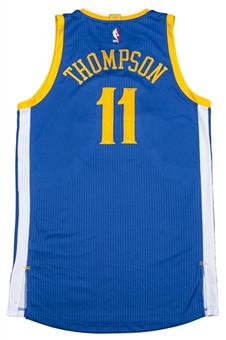2016 Klay Thompson Game Used Golden State Warriors (Photo Matched 3/21/16) Road Jersey (NBA/MeiGray)
